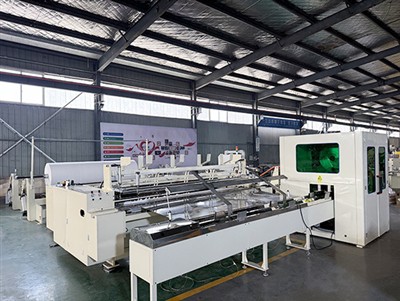 Dostava mašine za premotavanje toalet papira i velikog rotacionog rezača u Ar...